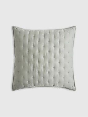 NWOT Quince Bamboo Dream Quilted Euro Sham 26x26